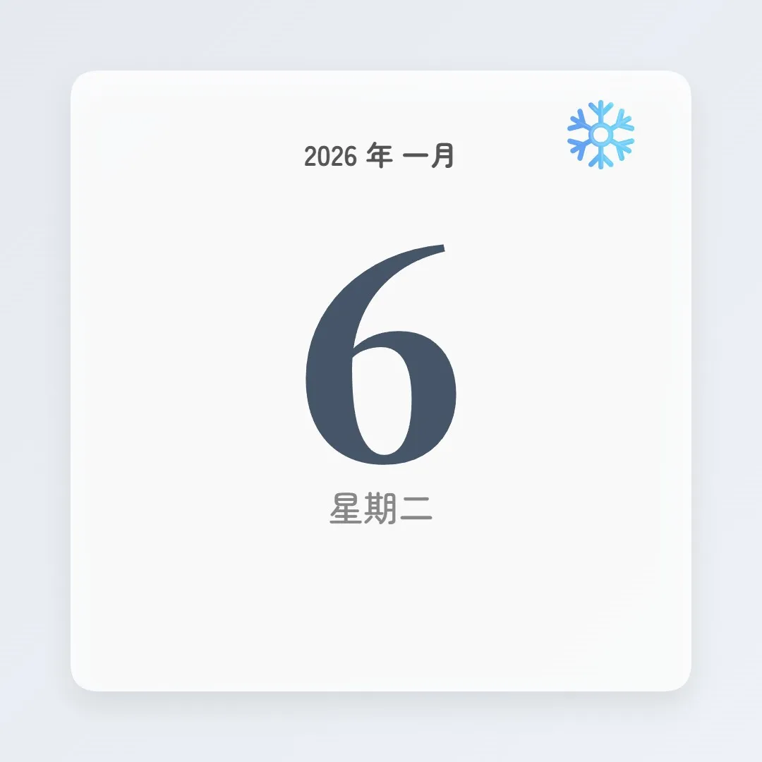 2026年1月6日 - 星座運勢、歷史事件、名人生日