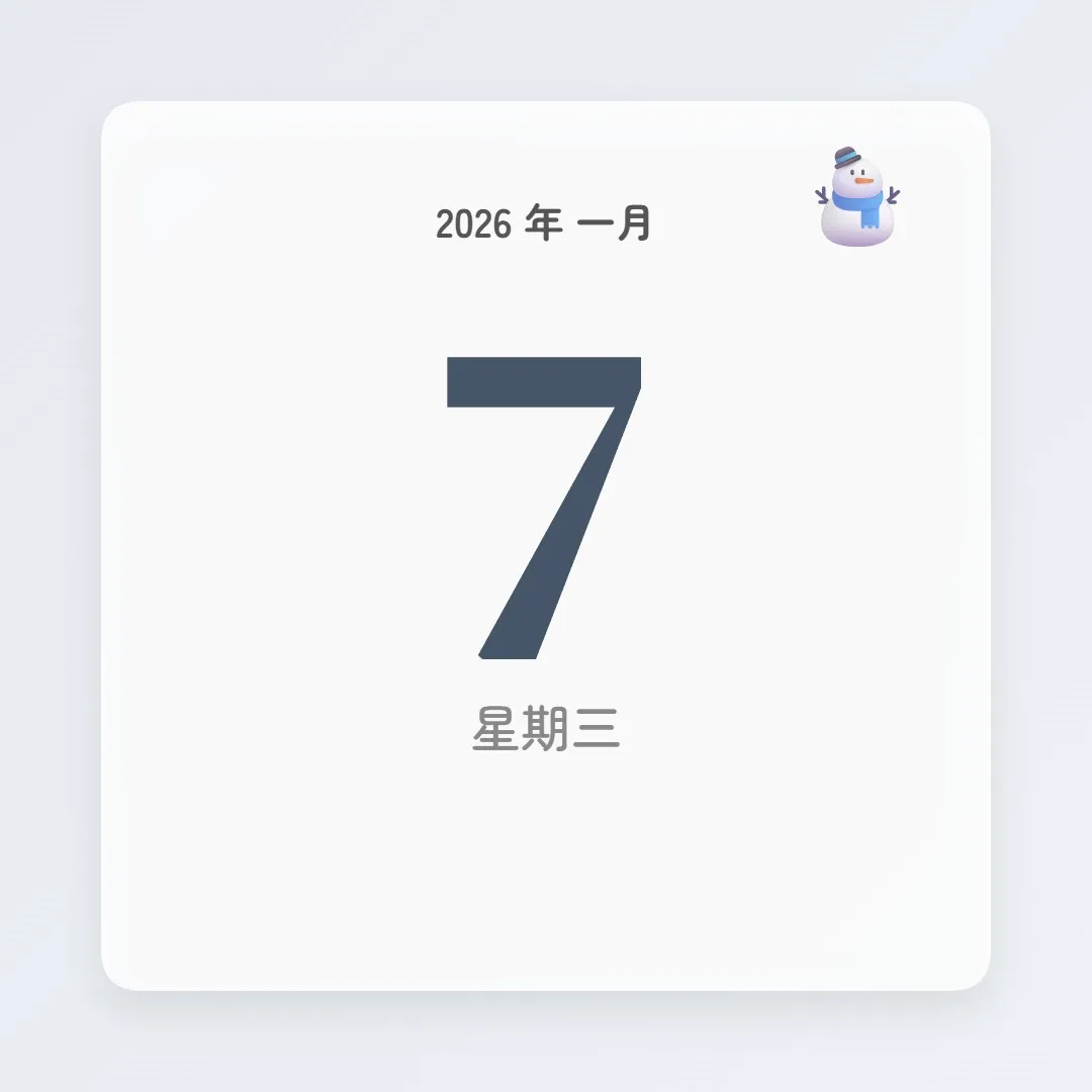 2026年1月7日 - 星座運勢、歷史事件、名人生日