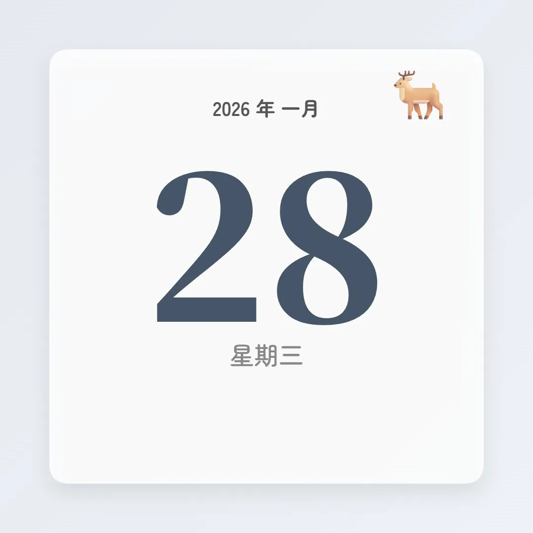 2026年1月28日 - 星座運勢、歷史事件、名人生日