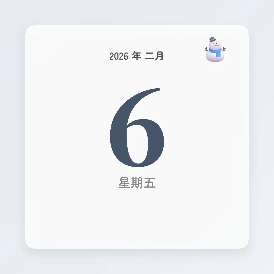 2026年2月6日 - 星座運勢、歷史事件、名人生日