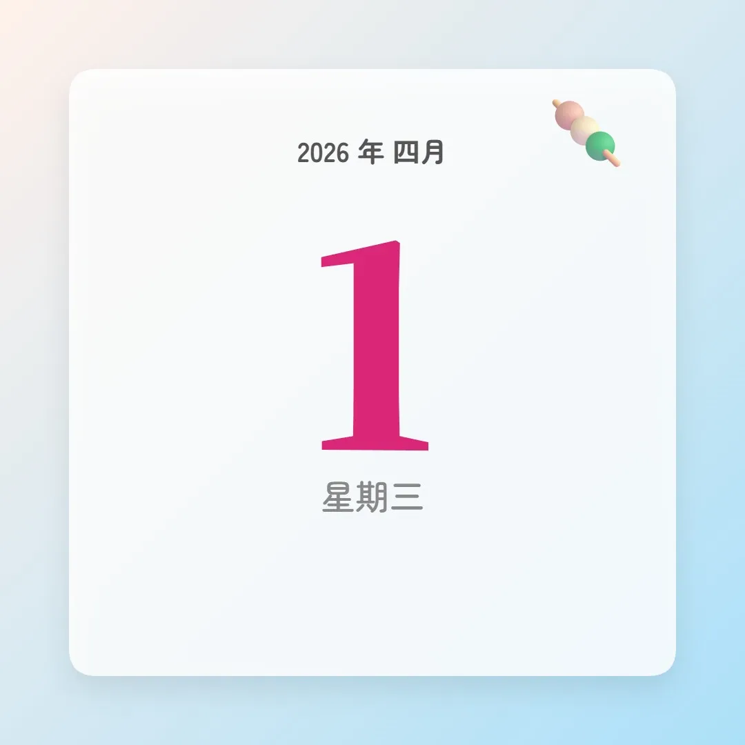 2026年4月1日 - 星座運勢、歷史事件、名人生日