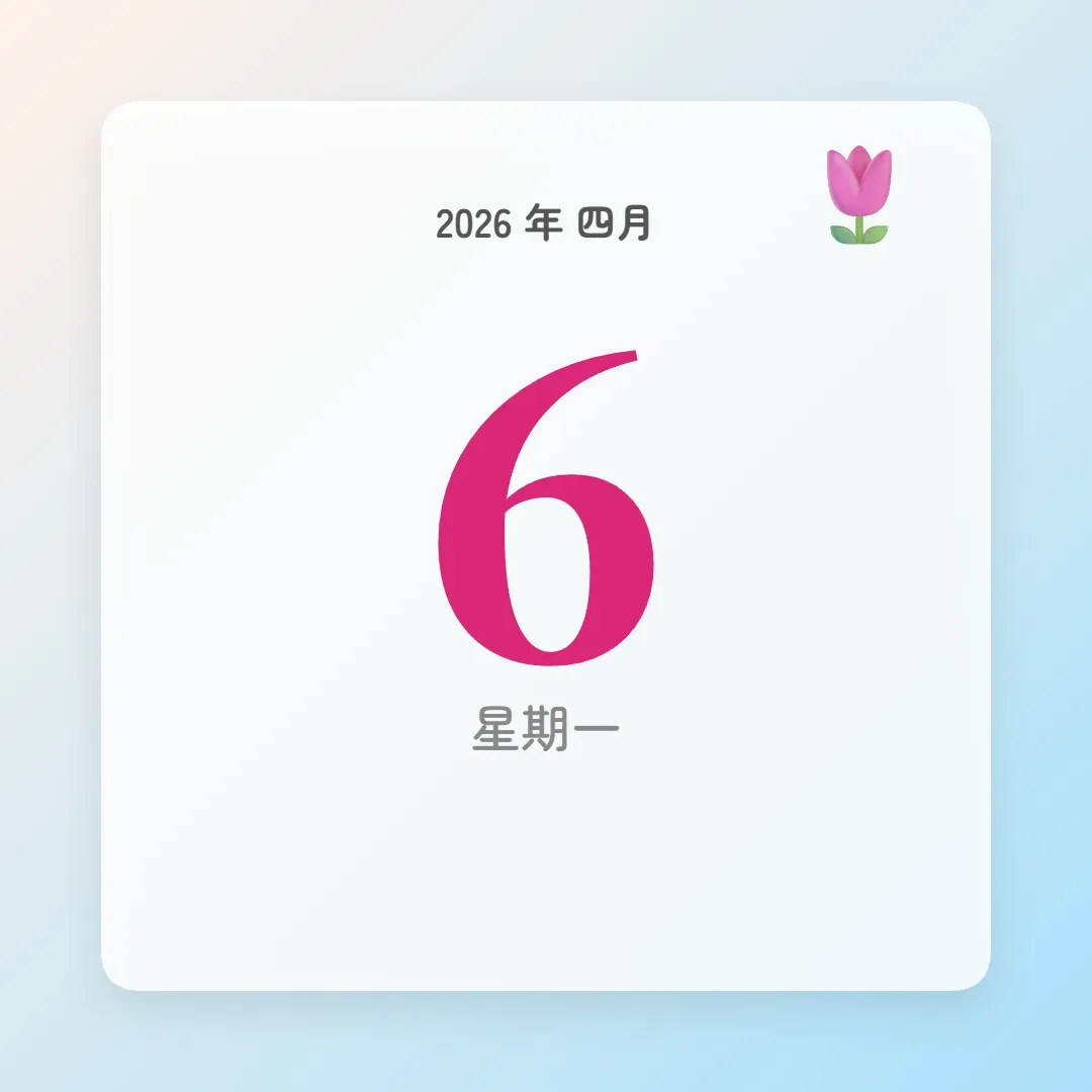 2026年4月6日 - 星座運勢、歷史事件、名人生日