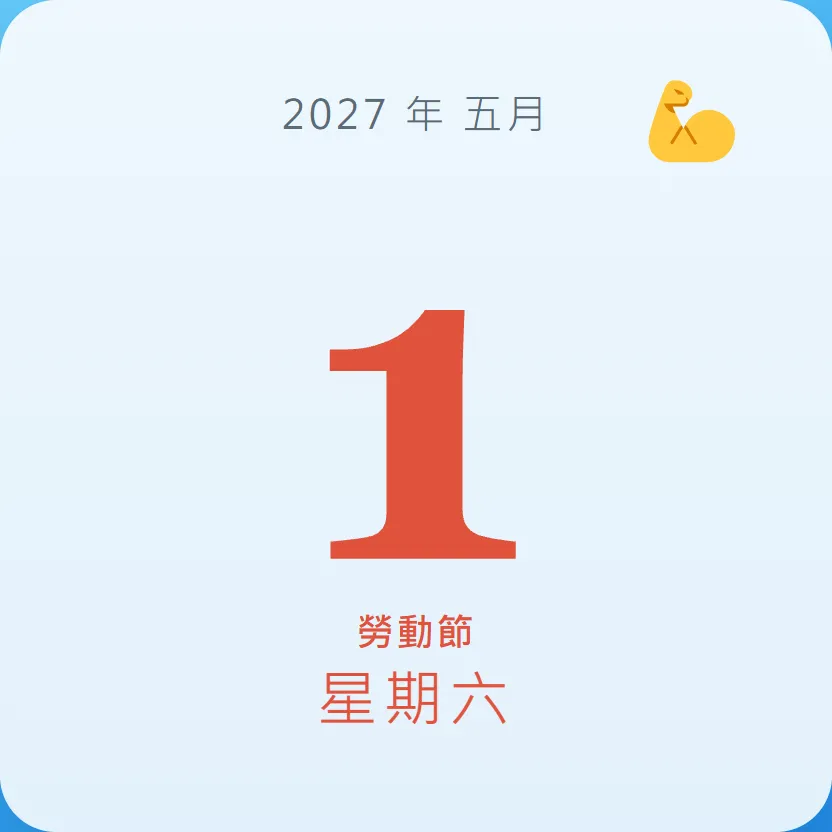 2027年5月1日 - 星座運勢、歷史事件、名人生日